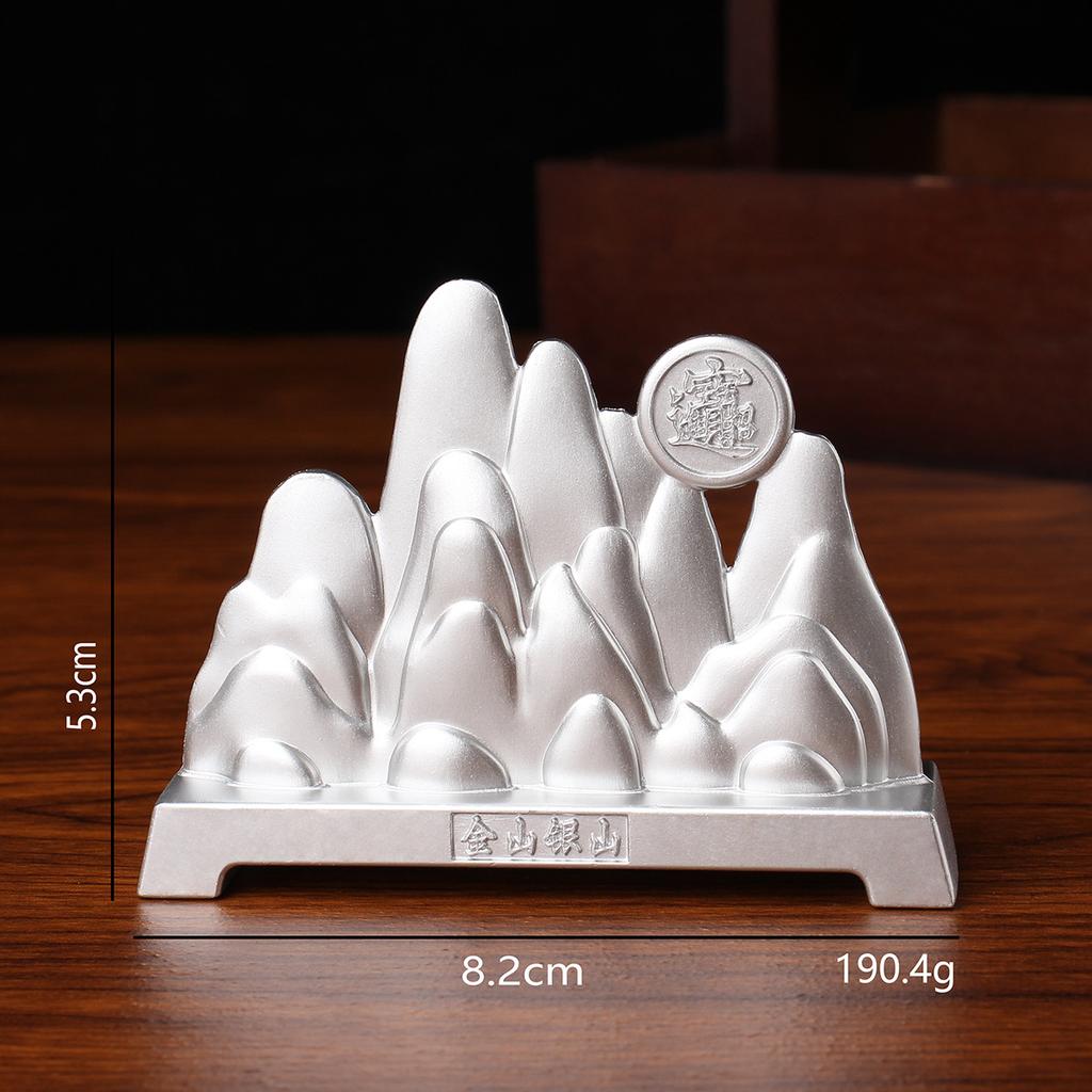 Yuanbao windmill turns metal handicrafts desktop creative wind and water ornament