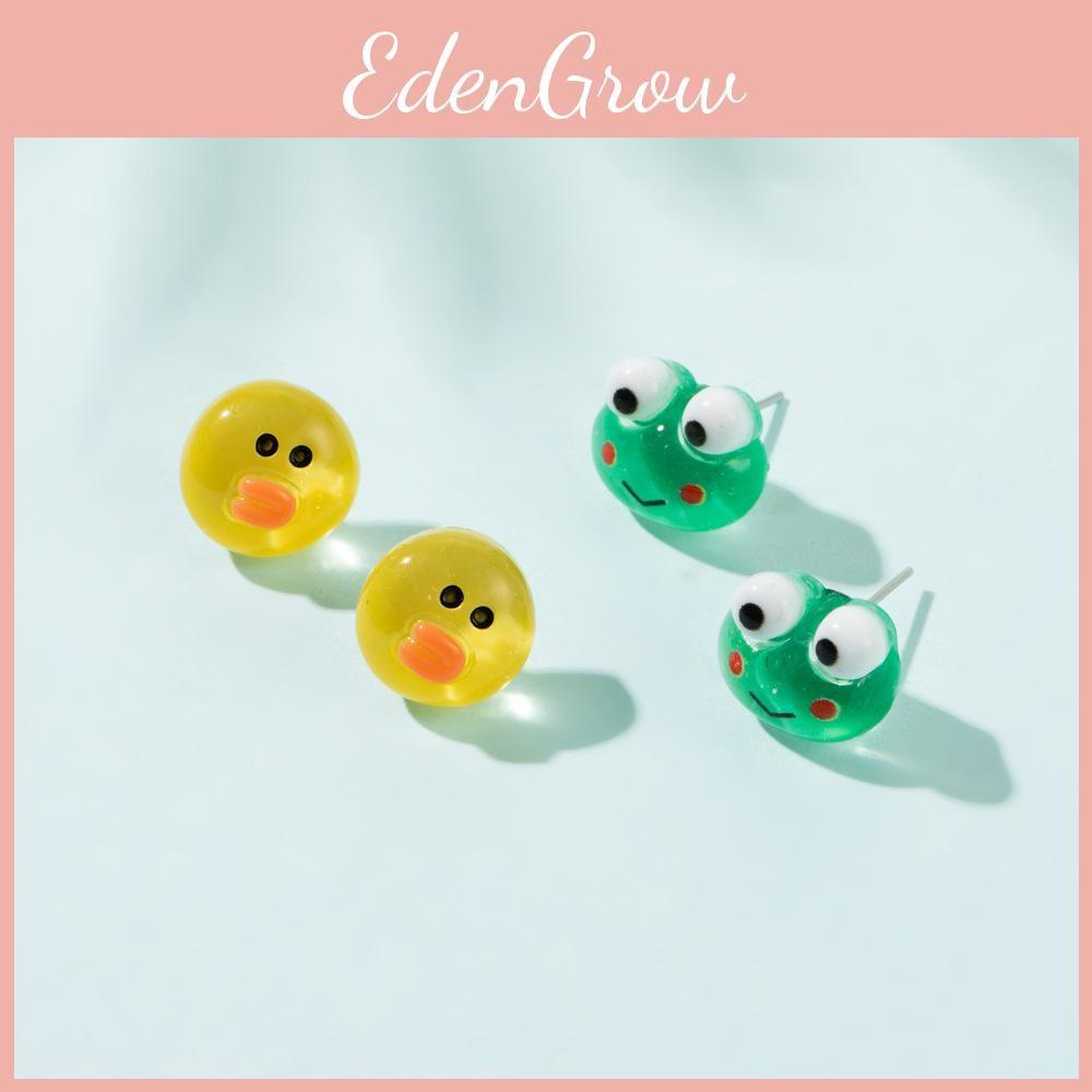 Duck Popular Resin And Frog Earrings Elegant And Simple Jewelry Animal