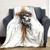 1pc Flannel Blanket, Divine,Jesus,God Pattern Printed Blanket, Sofa Bed Sofa Car Office Camping Travel Warm And Comfortable Soft Blanket, Fo