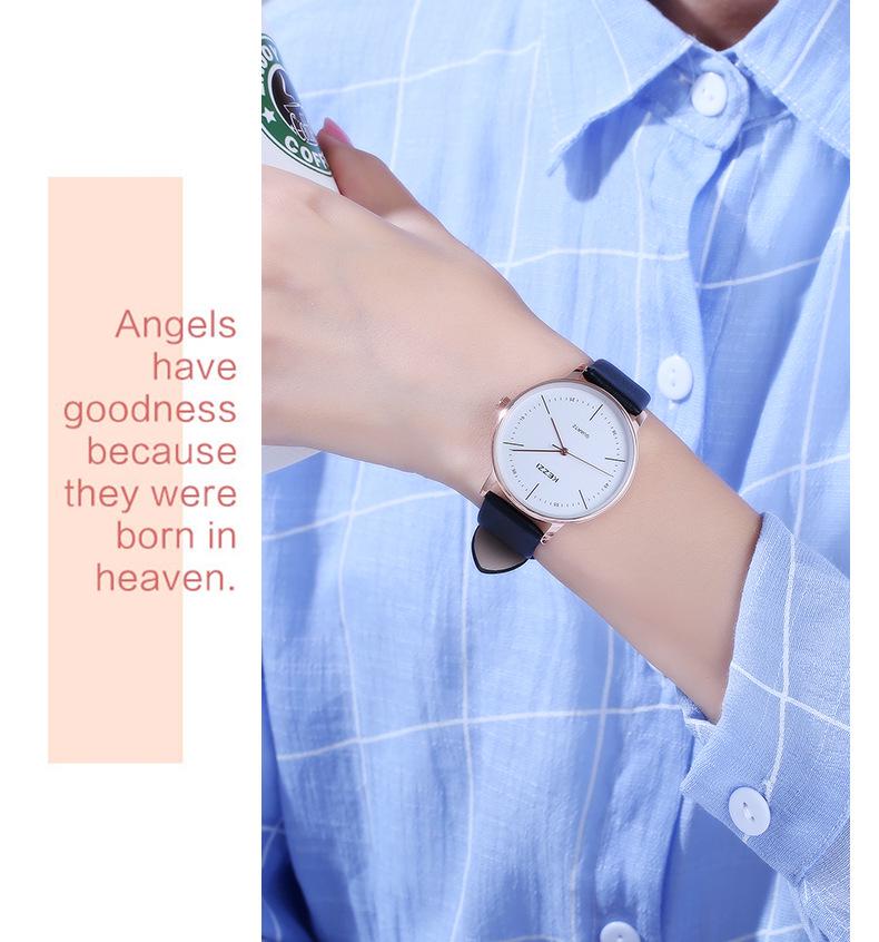 Kezzi 2023 Unisex Trendy College Style Engraved Casual Wristwatch