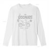 The Goonies Men's Bike Club T Shirt Retro Design with Bicycle Skull 'Never Say Die' Motif vintage Washed Slightly graphic