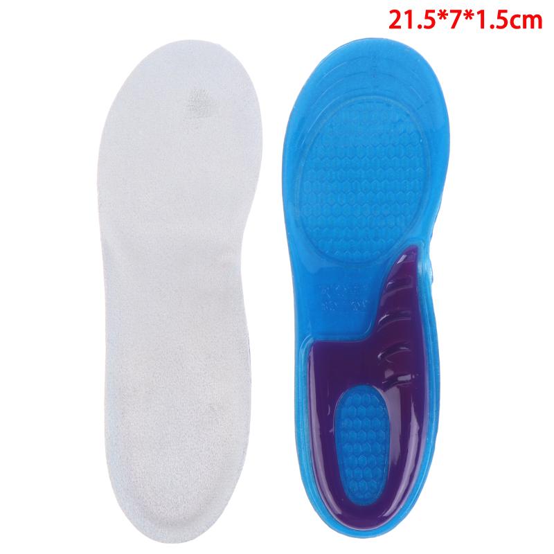 1 Paar Orthopädische Einlegesohlen Für Schuhe Fußgewölbestütze Silikon-Gel-Einlegesohle Rutschfeste Schuhpolster Plantarfasziitis-Einsätze