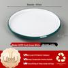 Two-Tone Melamine Round Plate for Restaurants and Hotels