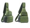Men's Outdoor Multifunctional Crossbody Chest Bag with Water Bottle Holder - Ideal for Travel, Sports, and Mountaineering