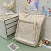 Schoolbag1011 new large-capacity student class shoulder handbag female Japanese cute girl transparent pain bag baby bag