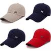 M Letters Embroidery Men Large Brimmed Baseball Caps Outdoor Sun Protection
