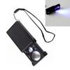 Pull-out Design Handheld Loupe LED UV Light Identification Loupe for 30X, 60X Watch Repair