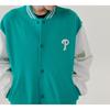 MLB X Disney Baseball Jacket Unisex Blue Green 31JPK2011-10G