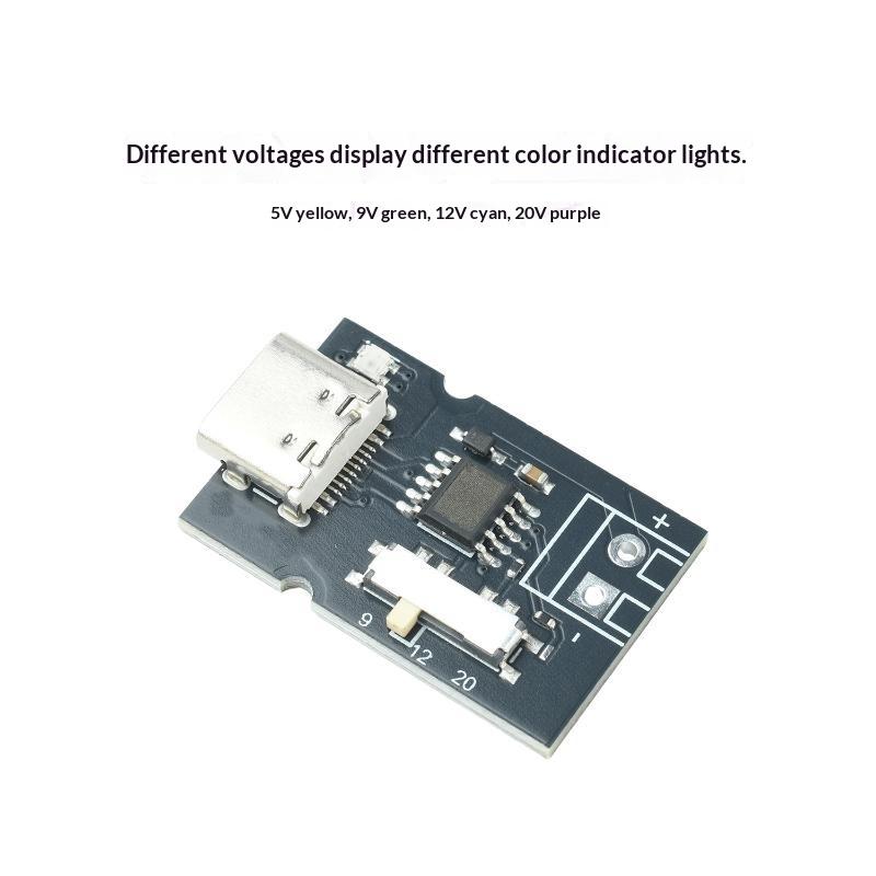 Pd Qc Fast Charging Power Extraction Module With Led Indicator For 5V 9V 12V 20V Voltage Switching Electronics Experiment