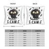 FCawF Square Pillow Cases  Cushion Cover Awesome Zippered Decor Pillowcase for Sofa 4545cm