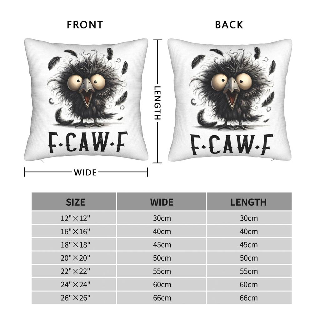 FCawF Square Pillow Cases Cushion Cover Awesome Zippered Decor Pillowcase for Sofa 4545cm