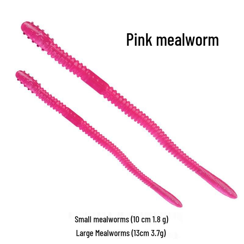 

Jin Thin Noodle Worm Bionic Soft Texas Rig Simulation Bass Bait Small 1kg 10cm