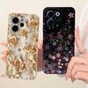 For Oppo CPH2801 Phone Case For Oppo Reno 15F Casing Silicone Luxury Fashion Flowers Kawaii Cute Painted Cover For Oppo Reno15 F