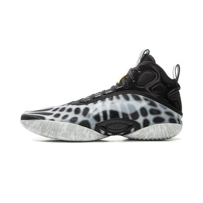 Chaussures de basketball Li Ning Yushuai 19 Cœur Nucléaire Homme Noir Blanc ABAV005-4