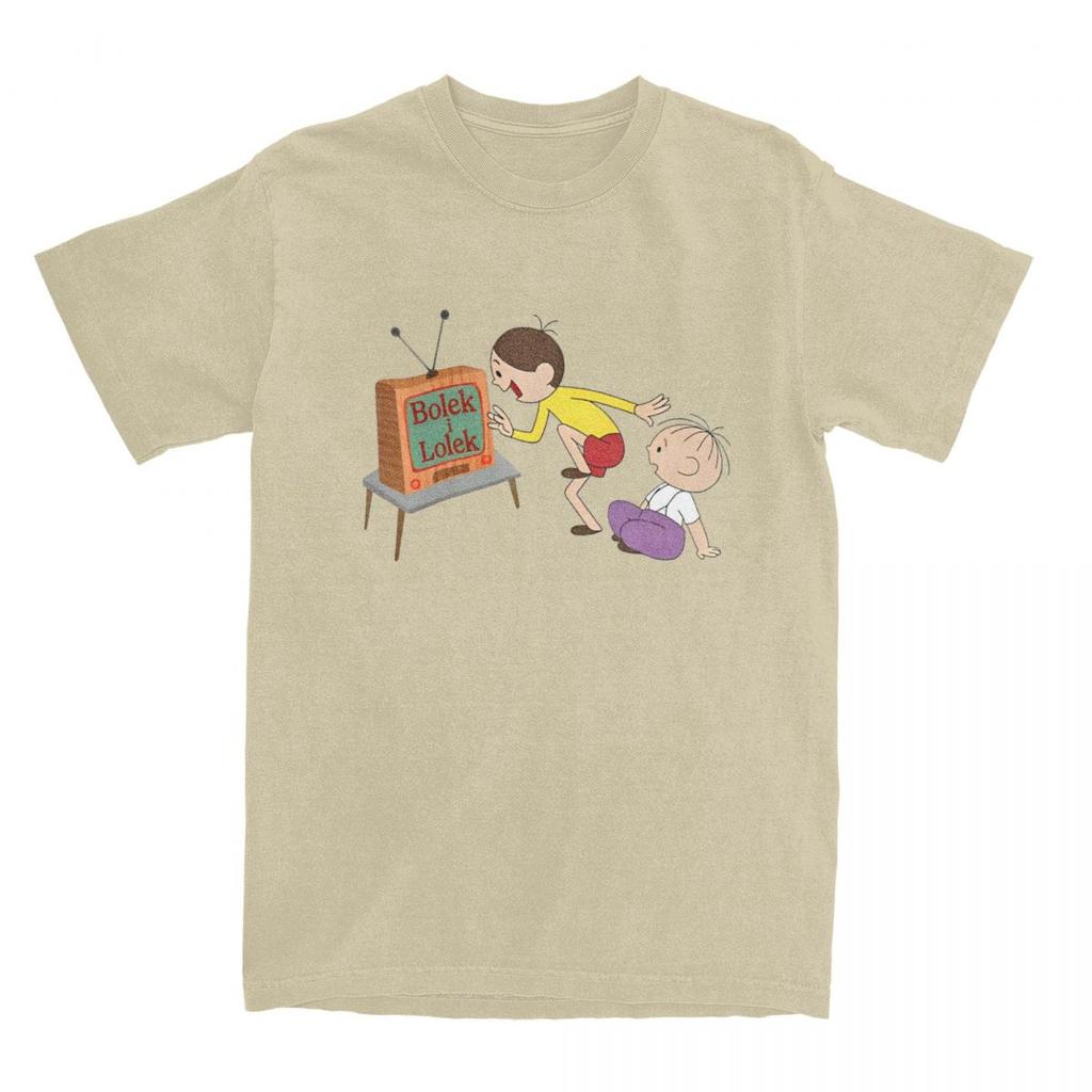 Men Women Bolek I Lolek TV Show Cartoon Graphic Printed Tee Shirt Stuff Casual Cotton T Shirt Tops Gift Idea
