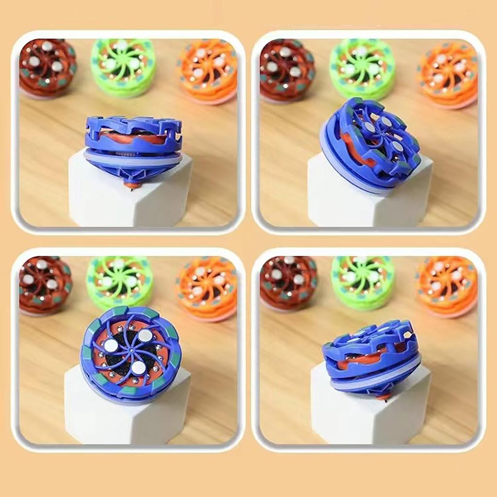 Yaratıcı El Feneri Havai Fişek Jiroskopu Ateşlenecek, Dönecek Işık, İki Oyuncu İçin Jiroskop Çarpışma Oyuncağı