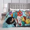 Toca Life World  Blanket Quality Soft Warm  Throw Blanket Winter Boy Girl Couch Chair Sofa Bed Pattern Bedspread
