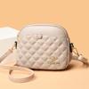 Round Small Bag Women's Fashionable Diamond-shaped Shoulder Bag Summer New Solid Color Women's Crossbody Bag Portable Wallet