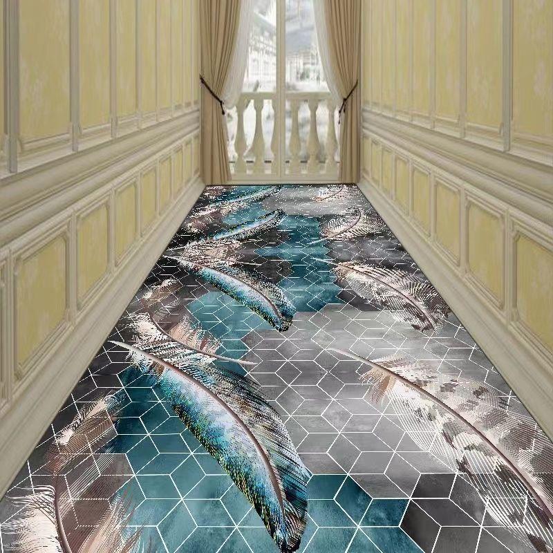 Corridor Carpet Long Hallway Area Rug Geometric Living Room Carpet Kitchen Aisle Mat Room Decoration Floor Mats