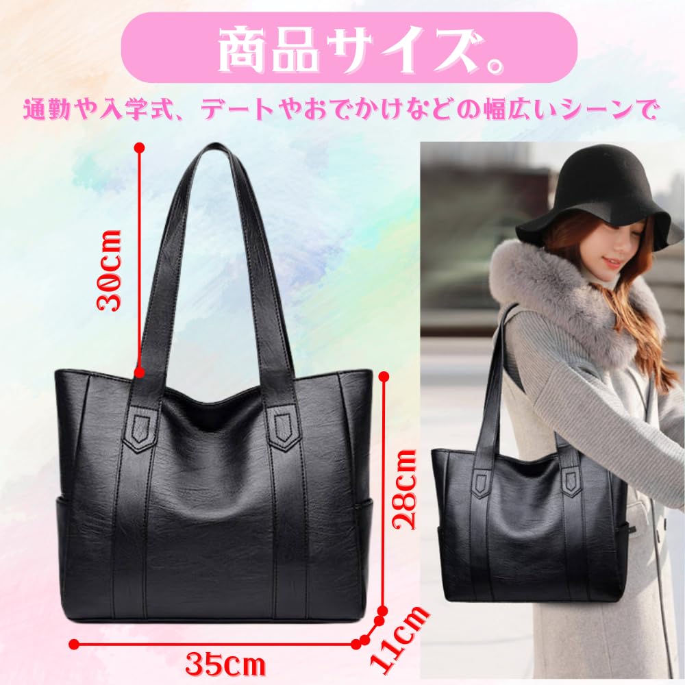 ORIJIRI Commuter Bag for Women, Popular Job Hunting Bag, Tote Bag, Stylish Business Bag, A4 Size, Large Capacity, 2-Way