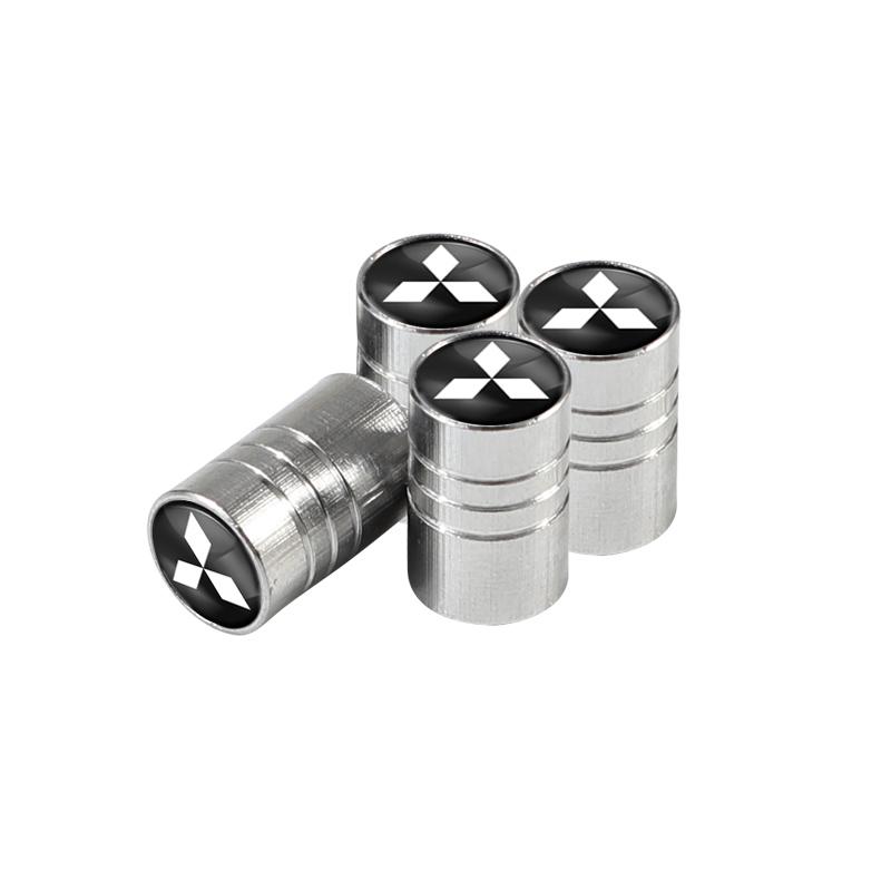 4Pcs Ralliart Aluminum Car Tire Wheel Valve Stem Cap For Mitsubishi ASX Lancer Pajero Outlander L200 EVO Galant Jinxuan