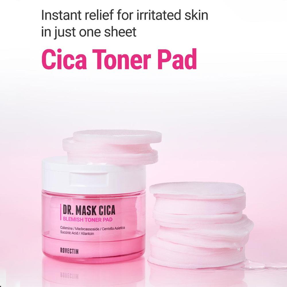 [ROVECTIN] Dr.Mask Cica Blemish Toner Pad 160ml 60EA