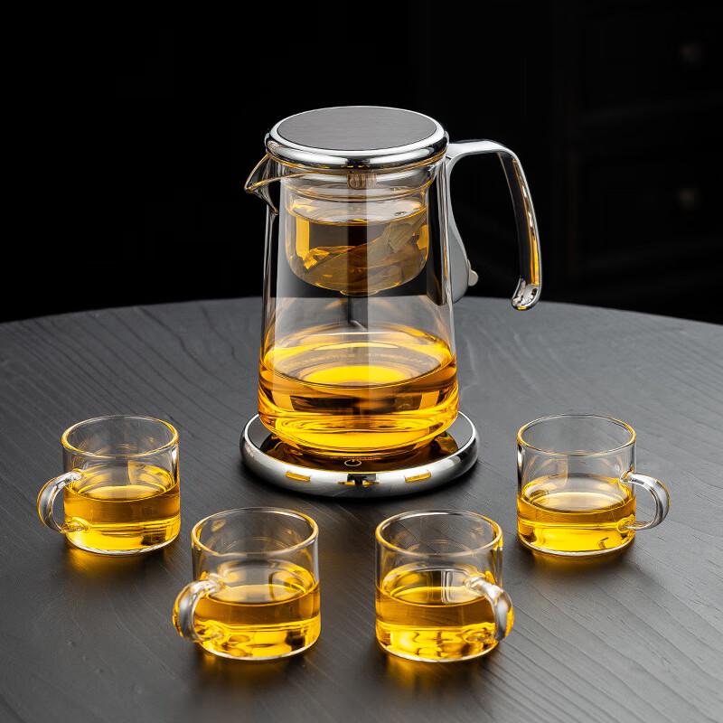 Diller Glass Magnetic Tea Infuser Pot Set