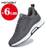 Breathable mesh sports shoes for men's height-enhancing insoles 6 cm elevator shoes thick high heel lift size 37-46