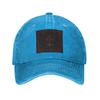 Gothic Vampire Halloween Haunted Unisexsion Denim Fabric Cap Casual Baseball Caps Adjustable Hat Summer Unisex Baseball Hats