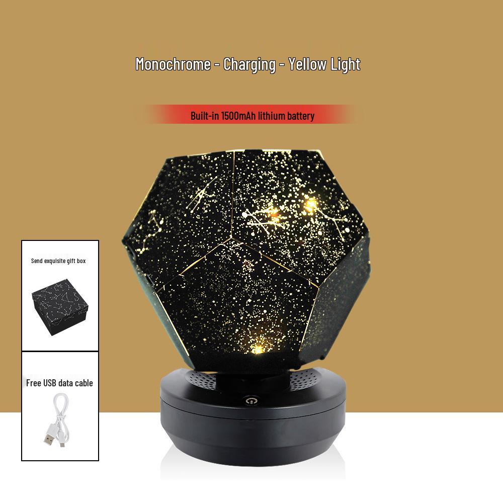 Romantic Rotating Starry Sky Night Light Projector Lamp 3W