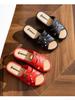 Fashion Women Flat leisure Elegant Temperament comfortable Slippers Woman 2025 New Style Summer Fashionable minimalist women shoes