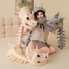 3D Realistic Dinosaur Plush Hat Breathable Cosplay Dinosaur Head Hood  Party