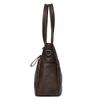 Women's PU Tote Bag Vintage Large Capacity Underarm Shoulder Bag Handbag