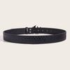 Punk PU Waist Belt for Jean Rock and Roll Hip Hop Studded Belt Waistband Glinting Buckle with Encrusted Rhinestones