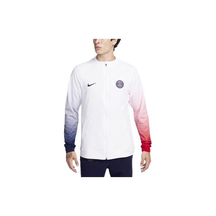 Nové bundy a kabáty Nike Paris Saint Germain Academy Pro pro hosty Pánské Bílé FV6359-100