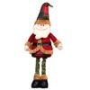 Snowman Stretchable Leg Christmas Doll Bear Santa Claus Stretch Doll Knitted Christmas Doll  Desk