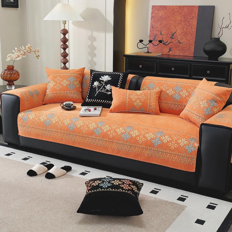 Bohemian Chenille Sofa Cushion Is Universal In All Seasons, High-End Seat Cushion, New Non-Slip Sofa Cover Cover Cloth