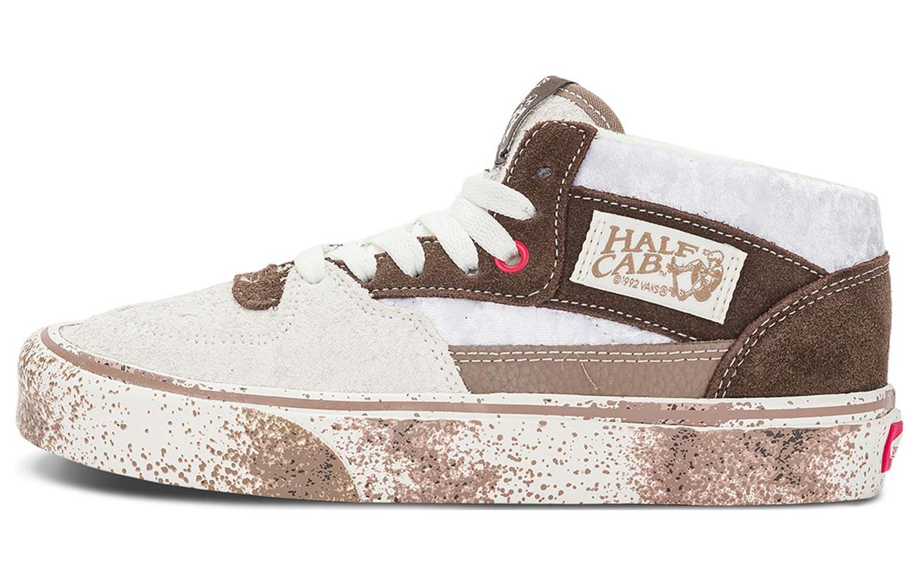 Vans Half Cab  White Brown  VN000DZ3D63 36