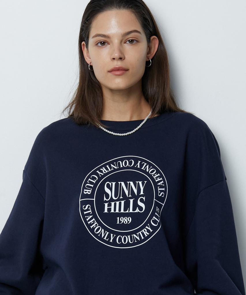 STAFFONLY Sunny Hills Logo Sweatshirts (Navy)