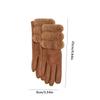 Fashion Windproof Suede Women Gloves Keep Warm Plush Touch Screen Gloves S Five Finger Winter Driving Gloves Driving