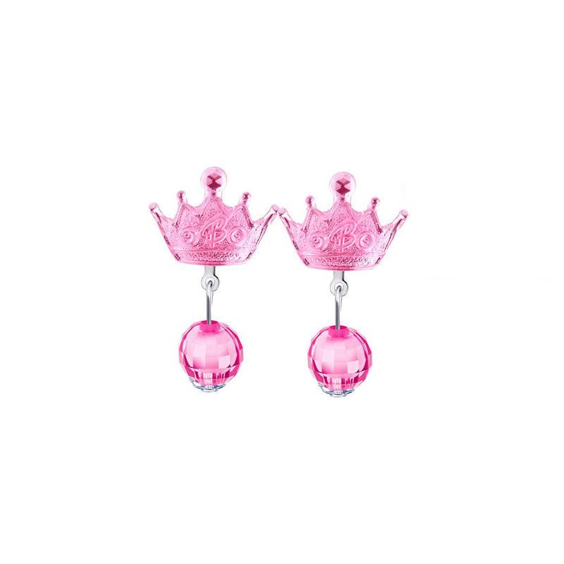 Children'S Princess Belle Rapunzel Snow White Necklace Earrings Bracelet Earclip Set