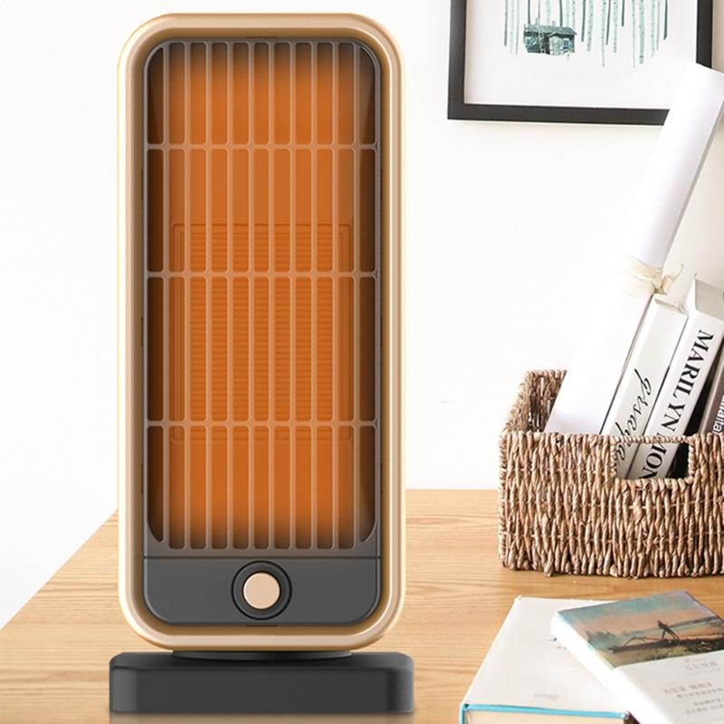 Small Electric Heater Efficient Heating Machine ABS Texture Provide Warmth for Office Desks and Home Environment