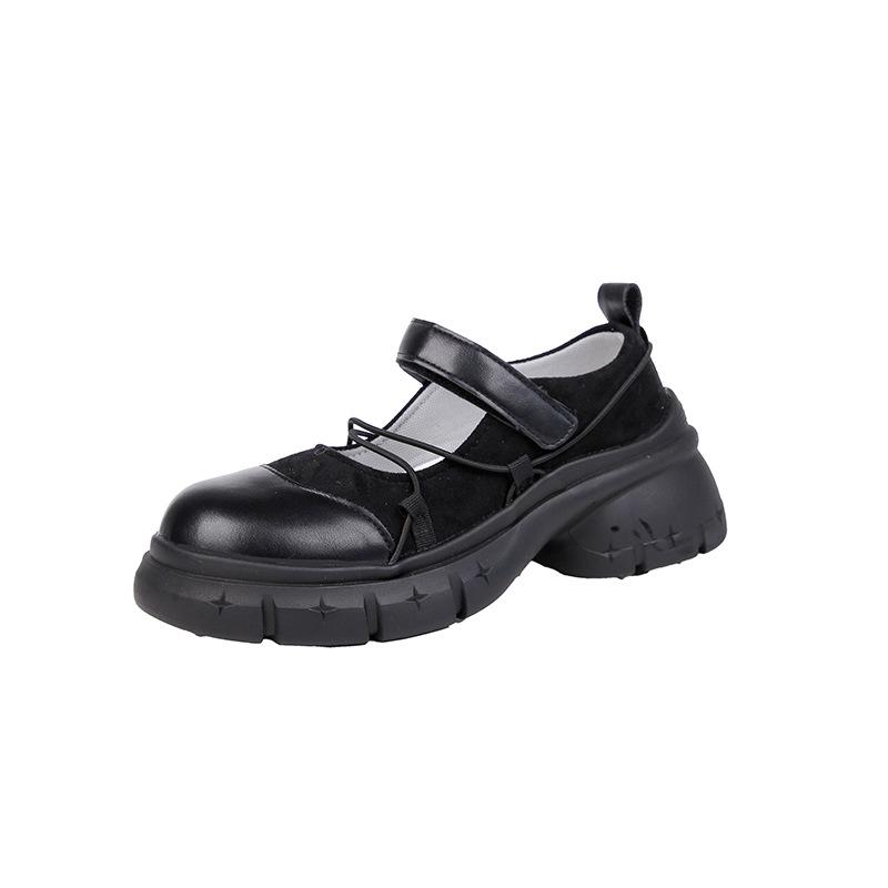 

[The same style as the star] Masoism 2025 versatile Mary Jane shoes heightened platform shoes small leather shoes single shoes women s summer 41