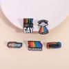 LGBTQ Rainbow Enamel Pin You’re Safe With Me Pride Metal Brooches Lapel Badges Jewelry Gift for Gay Homosex Lesbian Friends