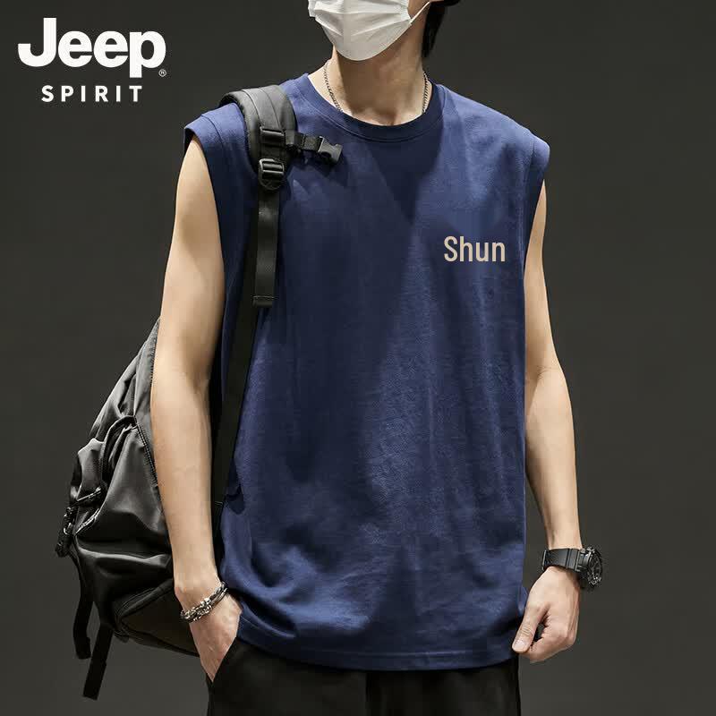 JEEP SPIRIT Men s Relaxed Fit Cotton Tank Top 2XL