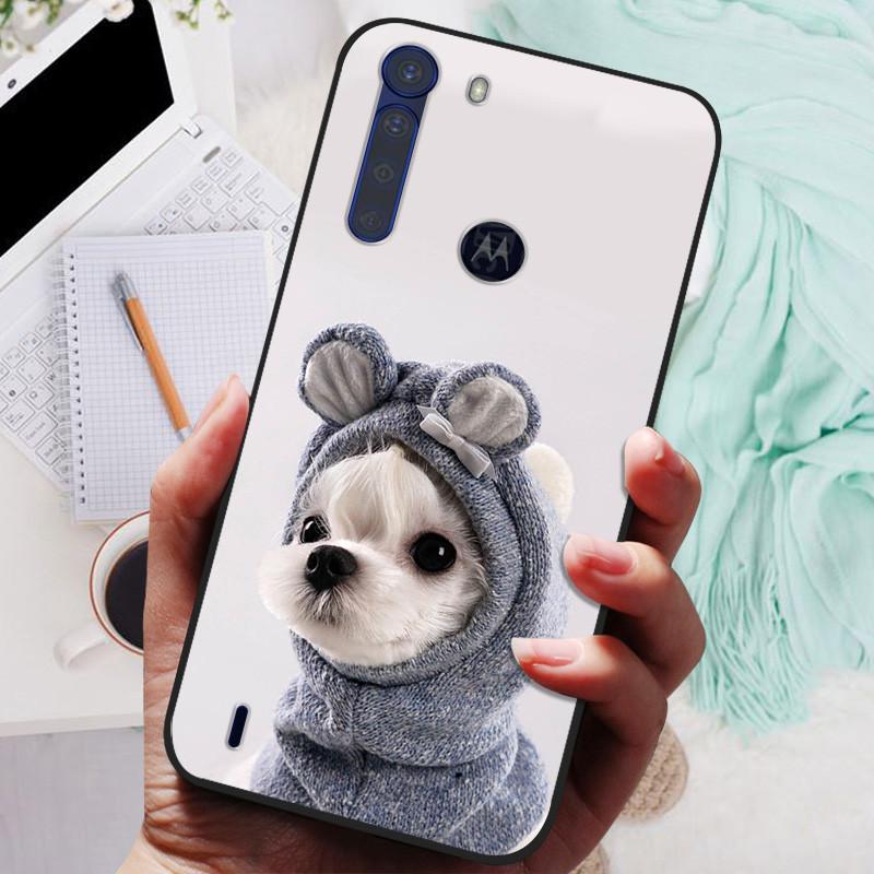 For Motorola One Fusion Case Black Bumper Soft Silicone Cover For Moto One Fusion Plus Phone Cases OneFusion Fusion+ Funda Shell