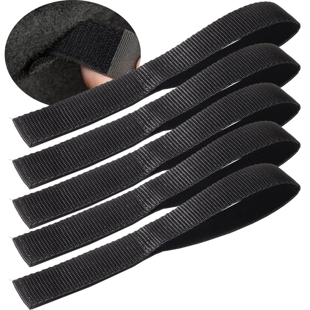 Car Rear Trunk Drawstring Opening Tail Box Cover Magic Tape Fixed Nylon Handle Pull Strap for Tesla Model Y Interior Accessories