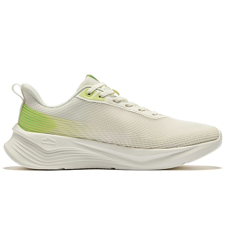 Erke Fast Comfortable Breathable Low-Top Running Shoes Men sneakers Micro-Crystal-White 51124203133-002