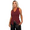 AX Paris Womens/Ladies Pinstripe Longline Waistcoat