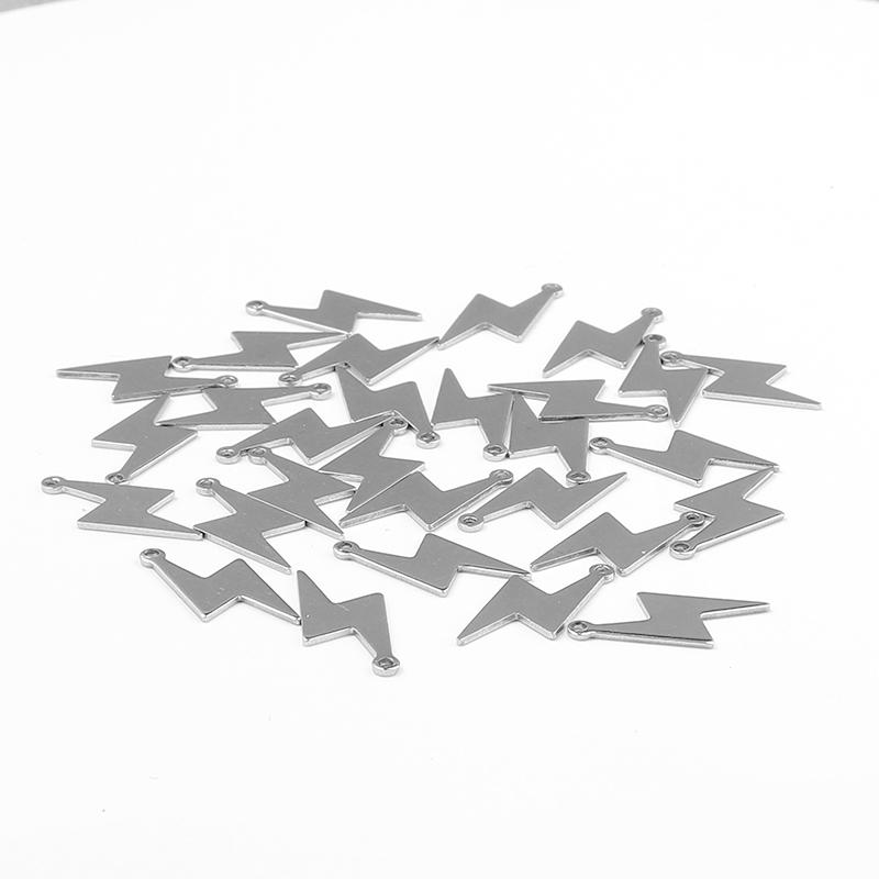 

10-50pcs/Lot Owl Moon Sun Lightning Charms Stainless Steel Charms for Jewelry Making DIY Bracelets Necklace Women Gift Wholesal